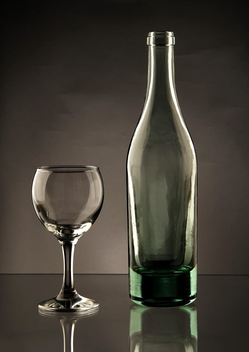 Repurposed Glass Bottle Vases